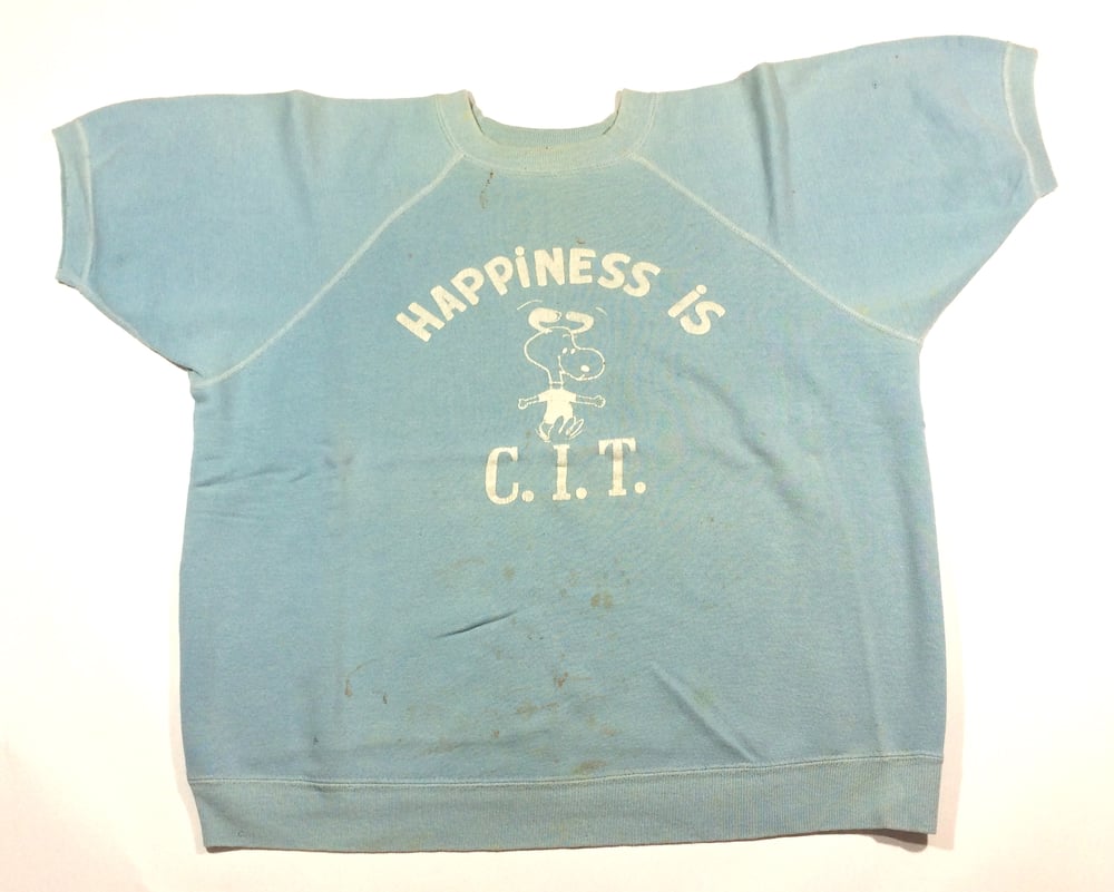 Image of Vintage 60's Snoopy Sweatshirt "happiness Is"
