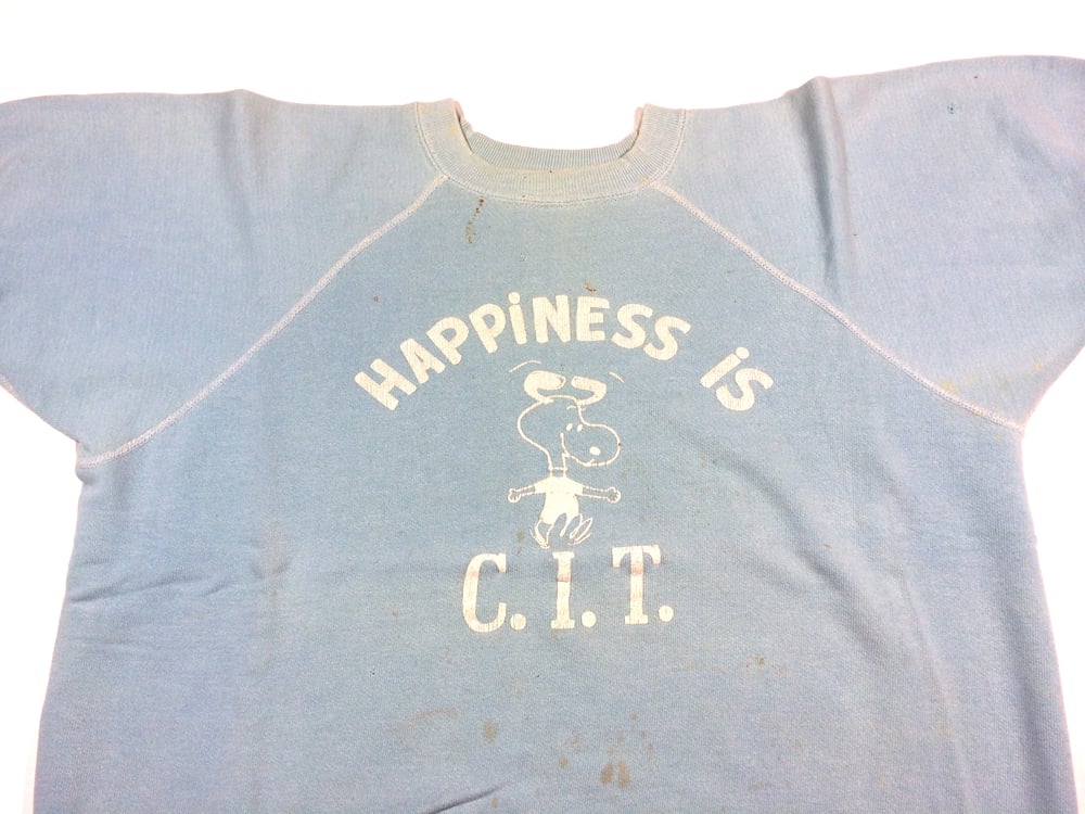 Image of Vintage 60's Snoopy Sweatshirt "happiness Is"