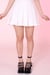 Image of Made To Order - White Cheer Mini Skirt 