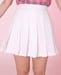 Image of Made To Order - White Cheer Mini Skirt 