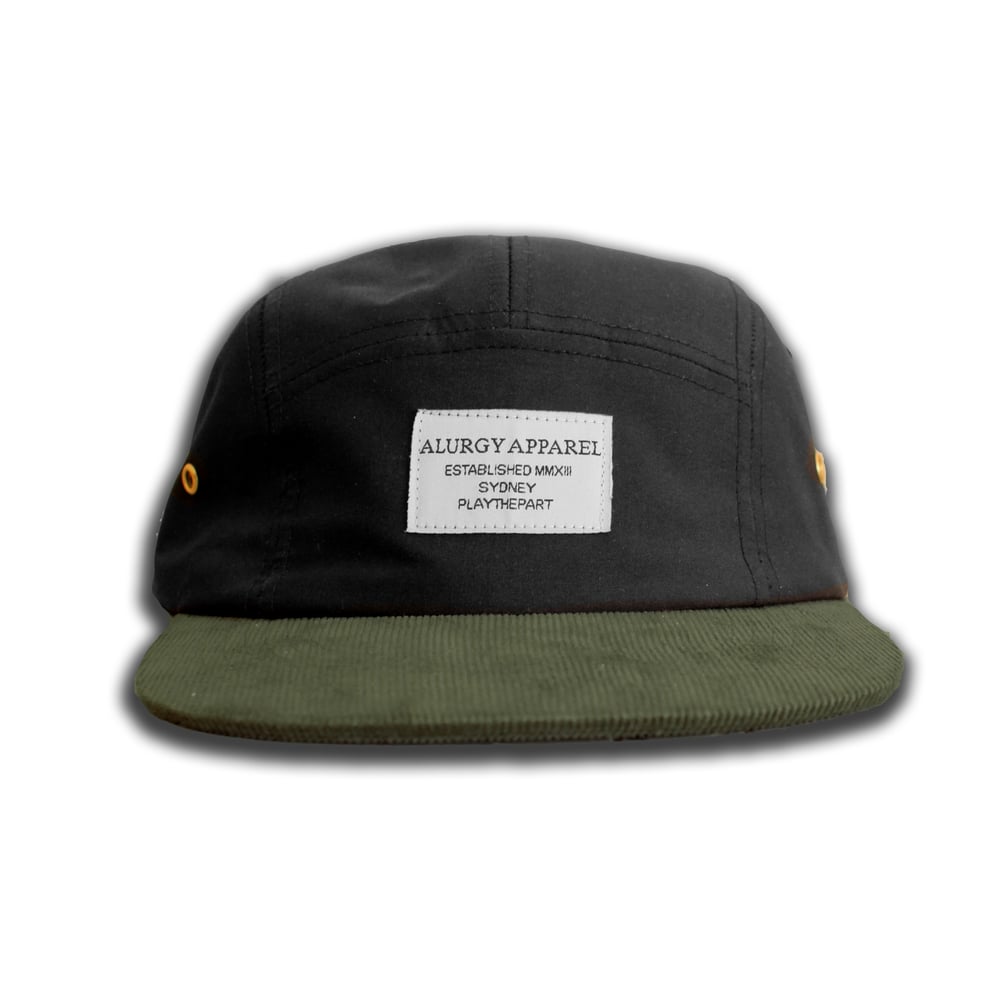 Image of AA5PB Black/Green 5 Panel
