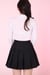 Image of MADE TO ORDER - Black Pleated Cheer Skirt