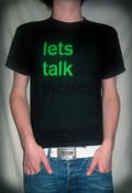 Image of Subliminal Messages T Shirt - BLACK / GREEN