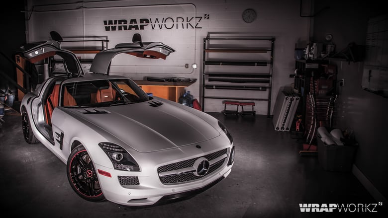 Image of Mercedes SLS AMG - 3M Matte White
