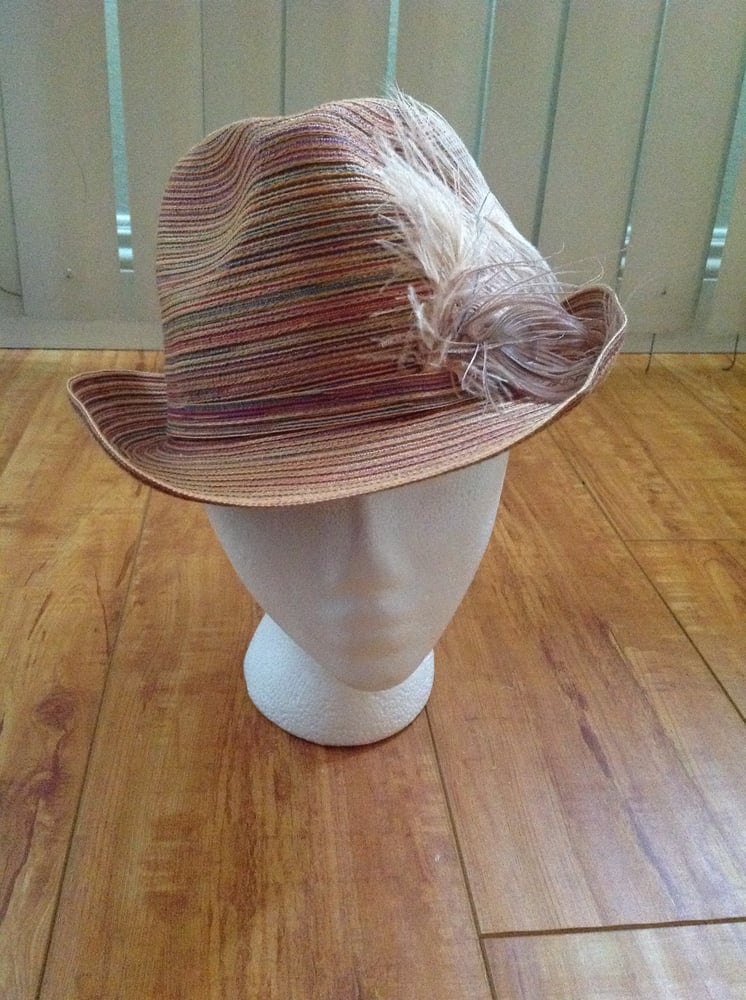 Image of tye dye fedora