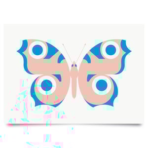 Image of Peacock Pink print