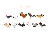 Image 2 of Chickens reading Dickens Card