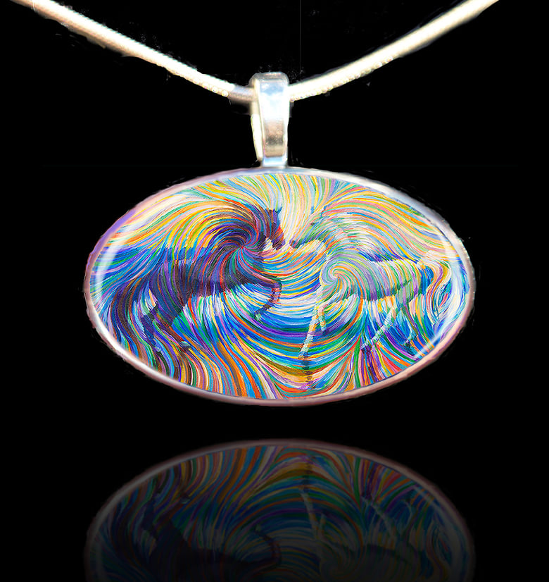 Image of Equus - Yin and Yang Energy Pendant