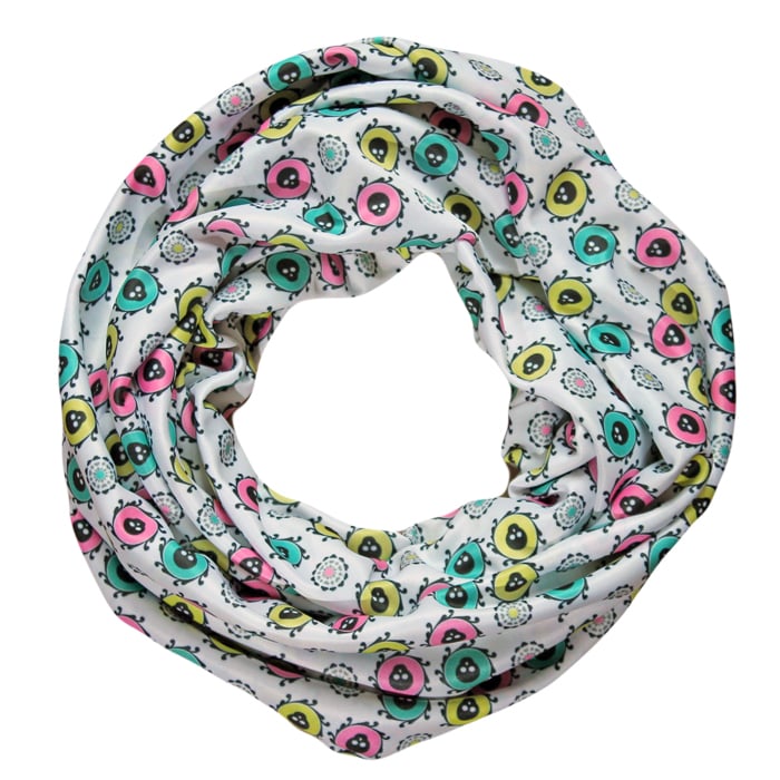 Image of Candy Skull Infinity Scarf