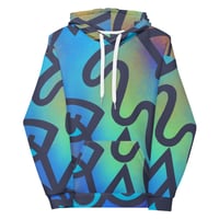 Image 1 of PUSH & PAINT “BACKGROUND” ALL OVER HOODIE 