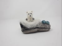 Image 3 of Needle felted driftwood sculpture