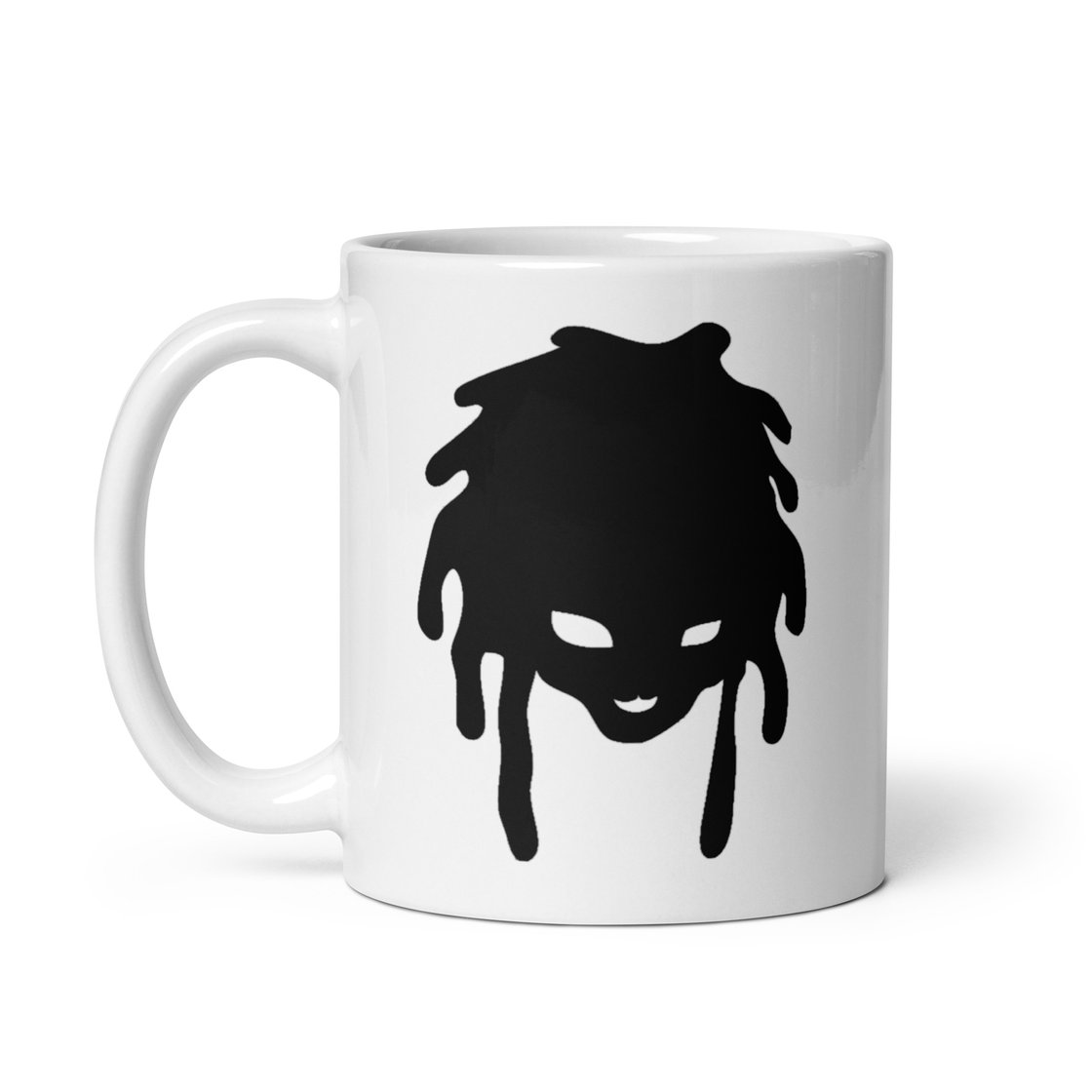 Image of MAH BLACK LOGO White glossy mug