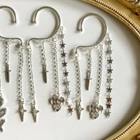 Image 3 of SILVER DRAGON EAR CUFF