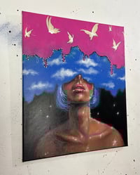 Image 2 of “INTO THE VOID” ORIGINAL PAINTING BY NIKITA ROSALIND 20”x24””