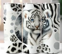 Blue eye tiger 20oz tumbler 