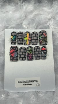 Image 2 of Holy Graffiti Press On Nails 
