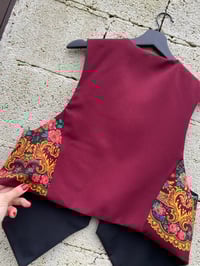 Image 5 of Chaleco feito a man. FOLIADA GRANATE. Feito por encarga!