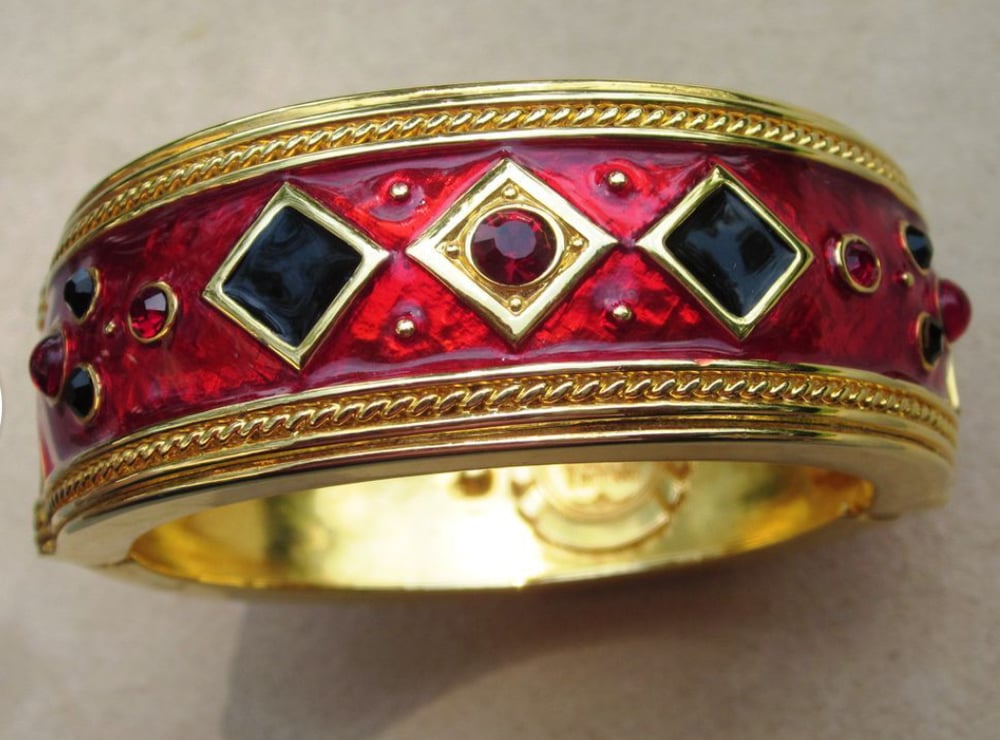 Image of Berebi Rare Limited Edition Couture Enamel Vintage Bracelet