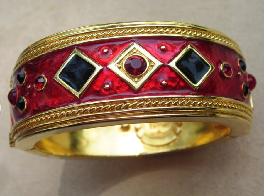 Image of Berebi Rare Limited Edition Couture Enamel Vintage Bracelet