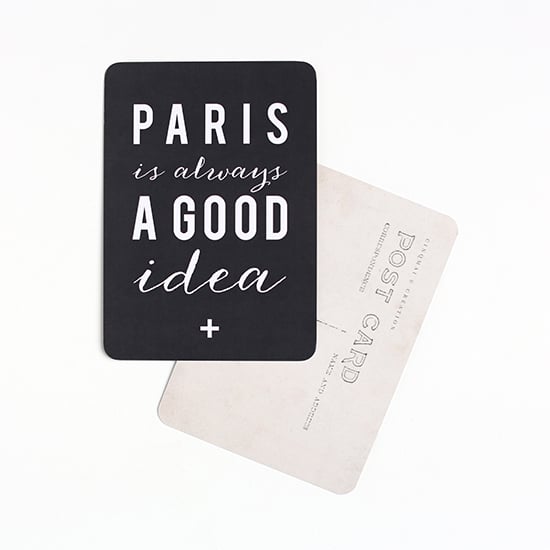 Image of Carte Postale "PARIS is always A GOOD idea" ARDOISE