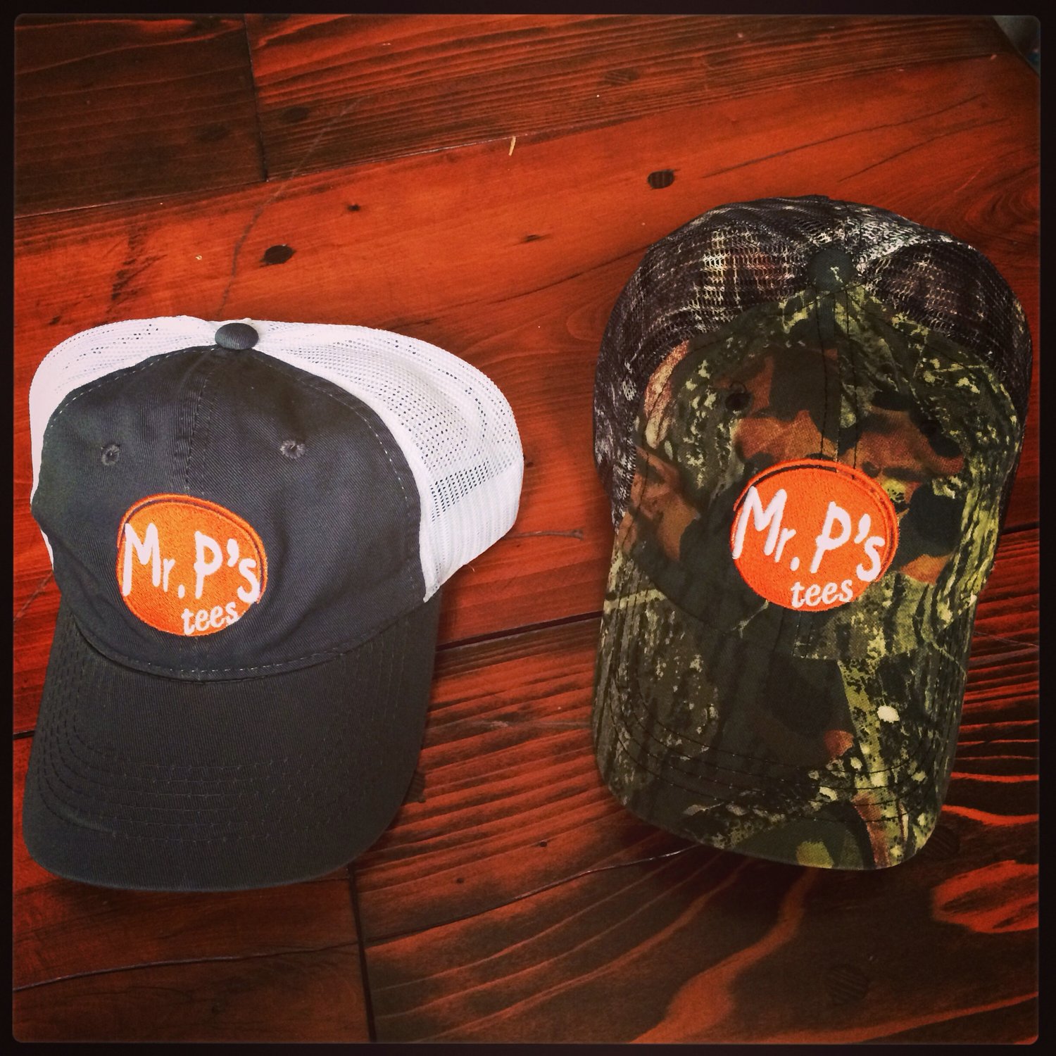 Image of Mr P's Hats-Camo and Dark Gray