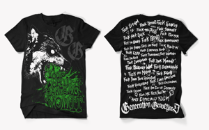 Image of VOMIT WOLF SHIRT *VERY LIMITED*