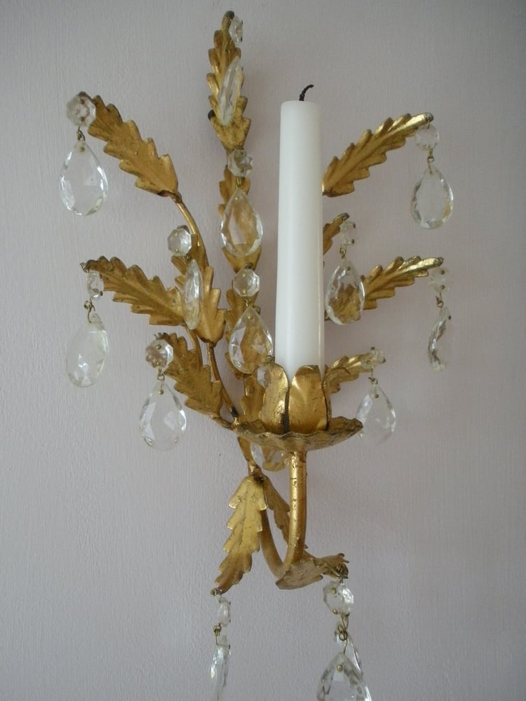 Image of Gold Leaf Sconce
