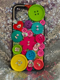  Colorful button iPhone case  Clarence