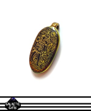 Image of Masataka Joei Egyptian God Horus Sacred Gold Ellipse Talisman 