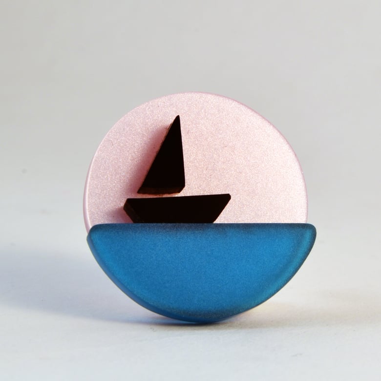 Image of Little Sailing Boat Brooch