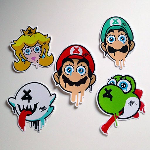Image of Mario Bros Stickers