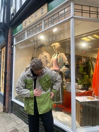 Image 13 of Slanted Pocket Hooded Safari Jacket