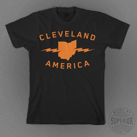 Image of "Cleveland America" Black T-Shirt