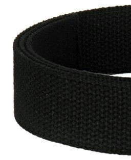 Image of Cotton Canvas Webbing Strap - Adjustable - 1.5" Wide - Choose Color, Length & Gold/Brushed Gold #14