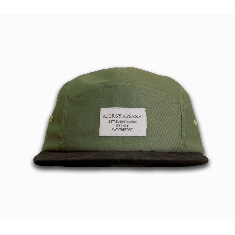 Image of AA5PG Green/Black 5 Panel