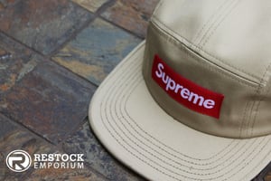 Image of Supreme - Khaki Croc Strap Camp Cap