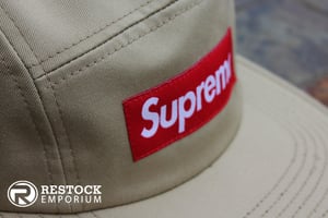 Image of Supreme - Khaki Croc Strap Camp Cap