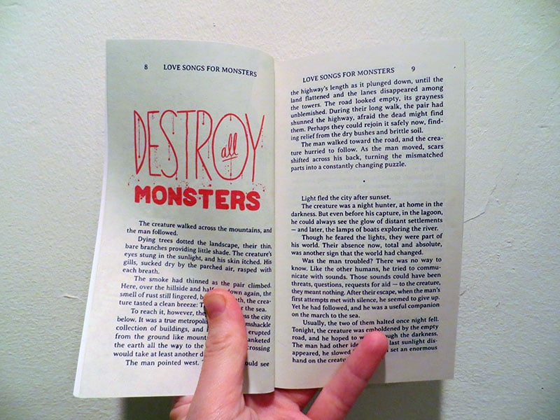 Image of Love Songs for Monsters by Anthony Ha