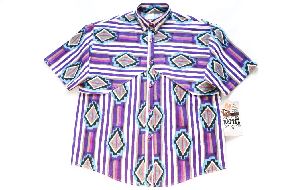 Image of Western Native Print Shirt