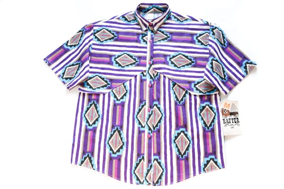 Image of Western Native Print Shirt