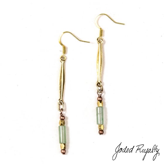 Image of The Isis Earrings - Green 