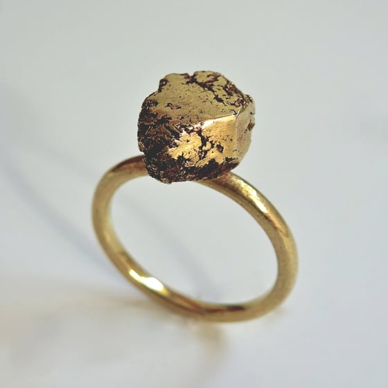Image of Brass Nugget Ring