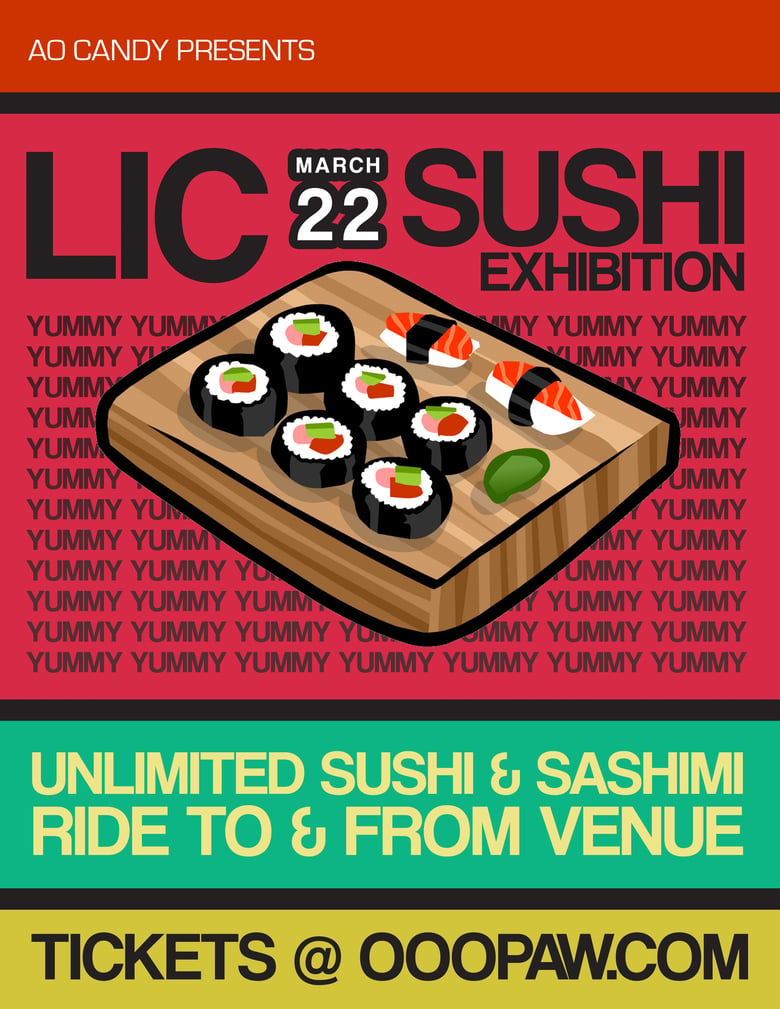 Image of LIC Sushi Exhibition