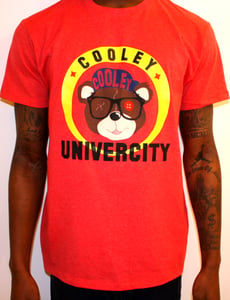 Image of Cooley Univercity Logo Tee (Red Heather)