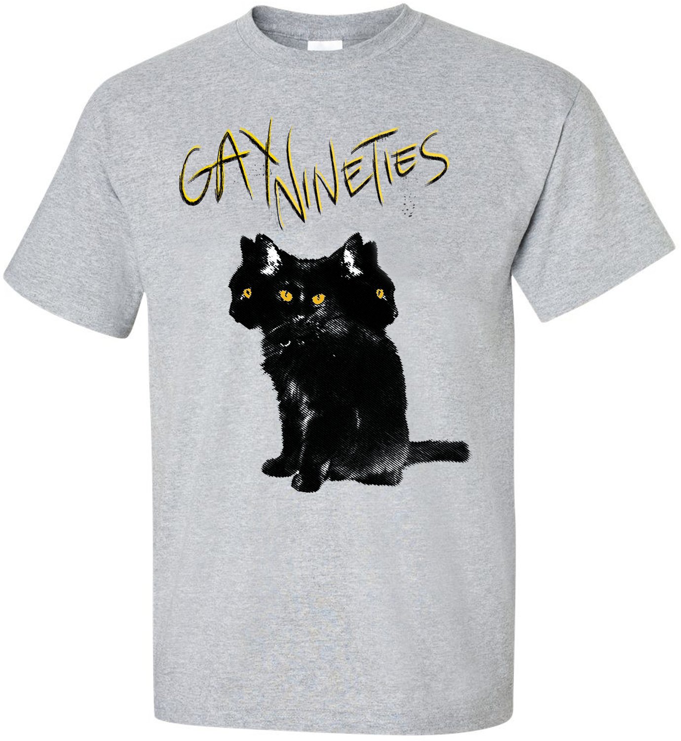 Three Headed Cat T-Shirt / Gay Nineties