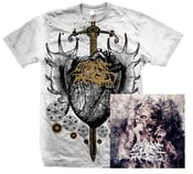 Image of Heart T-Shirt (White) + Pharmakos CD