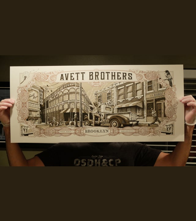 Image of Avett Brothers Brooklyn 2014