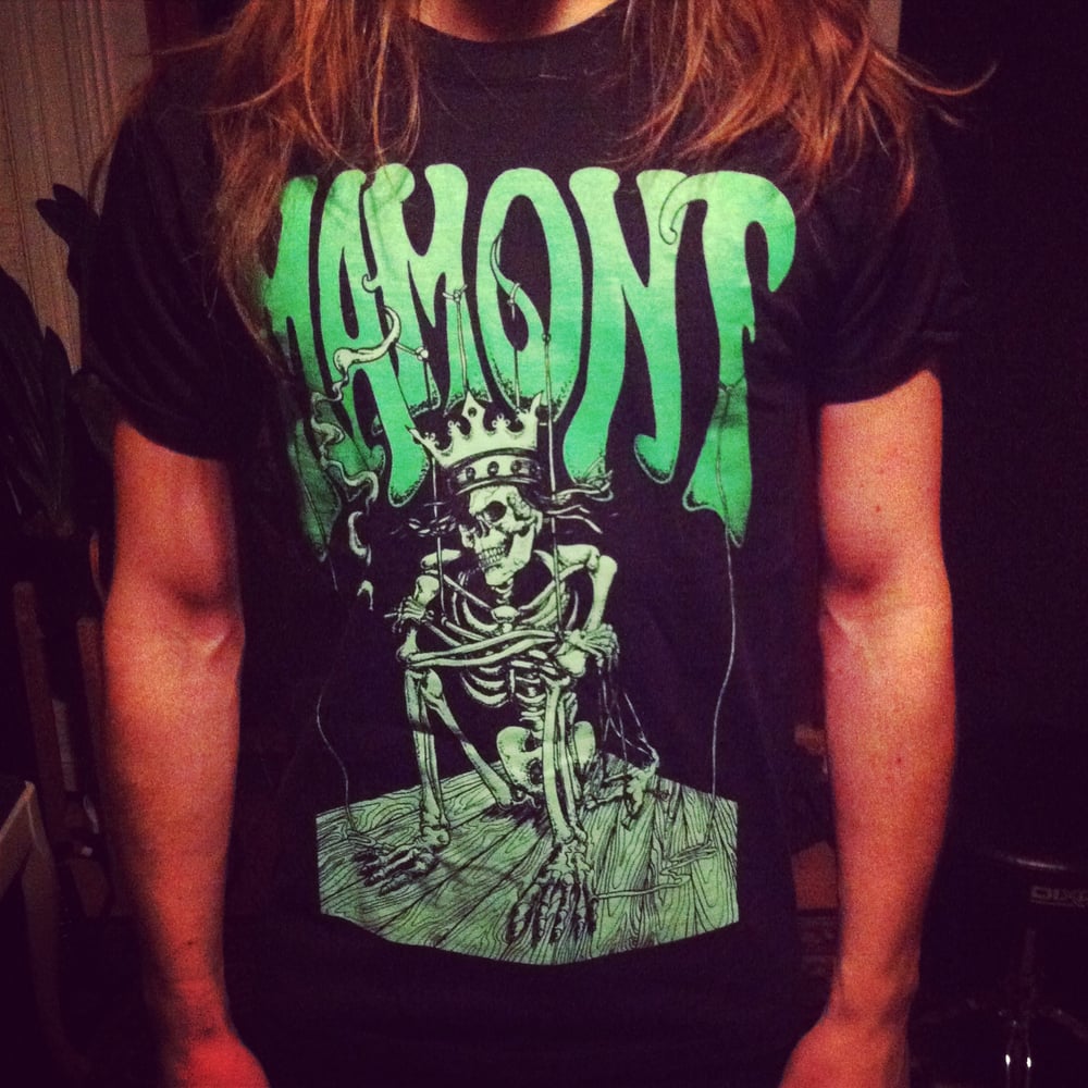 Image of Aztec God T-shirt (Black/Green)