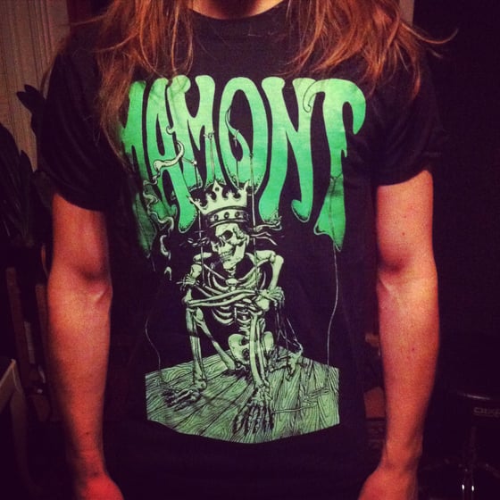 Image of Aztec God T-shirt (Black/Green)