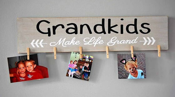 Image of Grandkids Wooden Sign